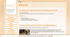 Desktop Screenshot of dgpp.de
